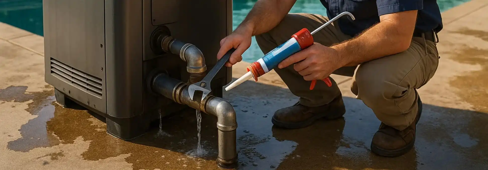  Pool Heater Leak Repair - HVAC Newcastle